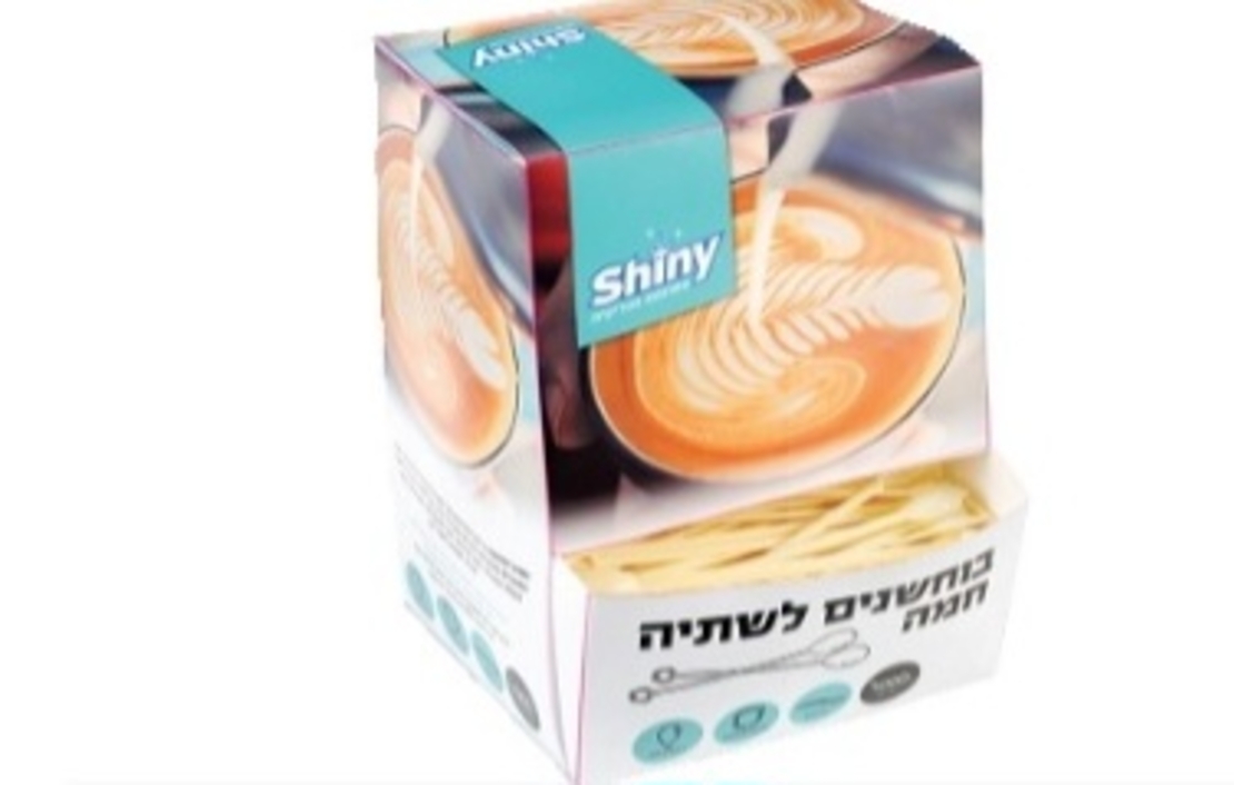 בוחשן קפה עם כפית 1000 יח'