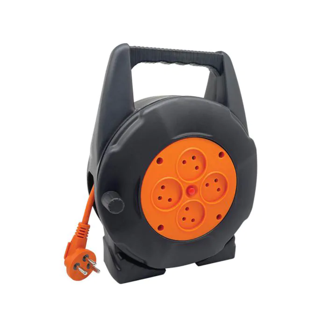 תוף כבל מאריך 10 מטר 4 שקעים