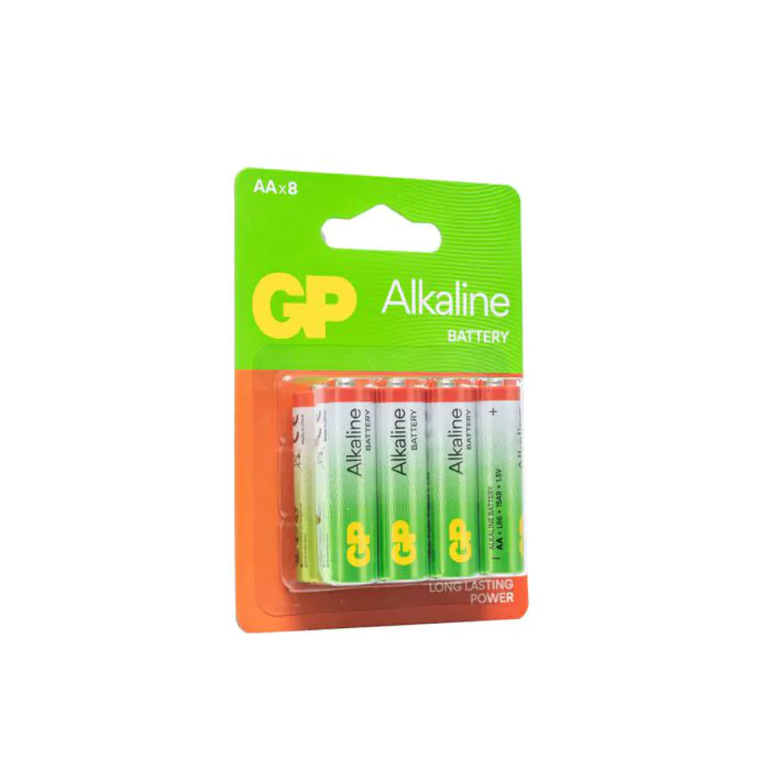 8 סוללות אלקליין AA