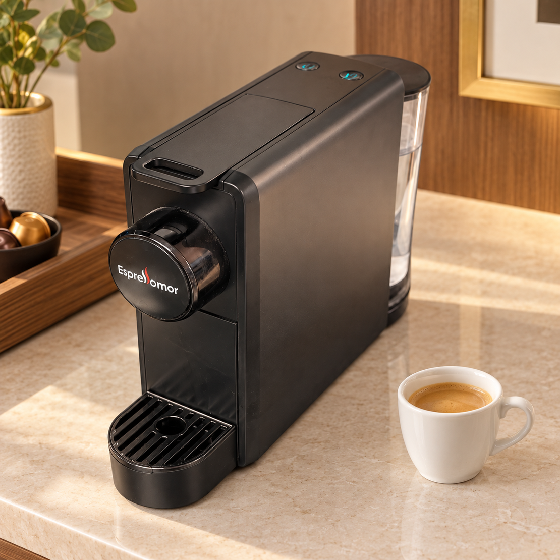 מכונת Cuppa - לקפסולות NESPRESSO ו-100 קפסולות קפה במתנה