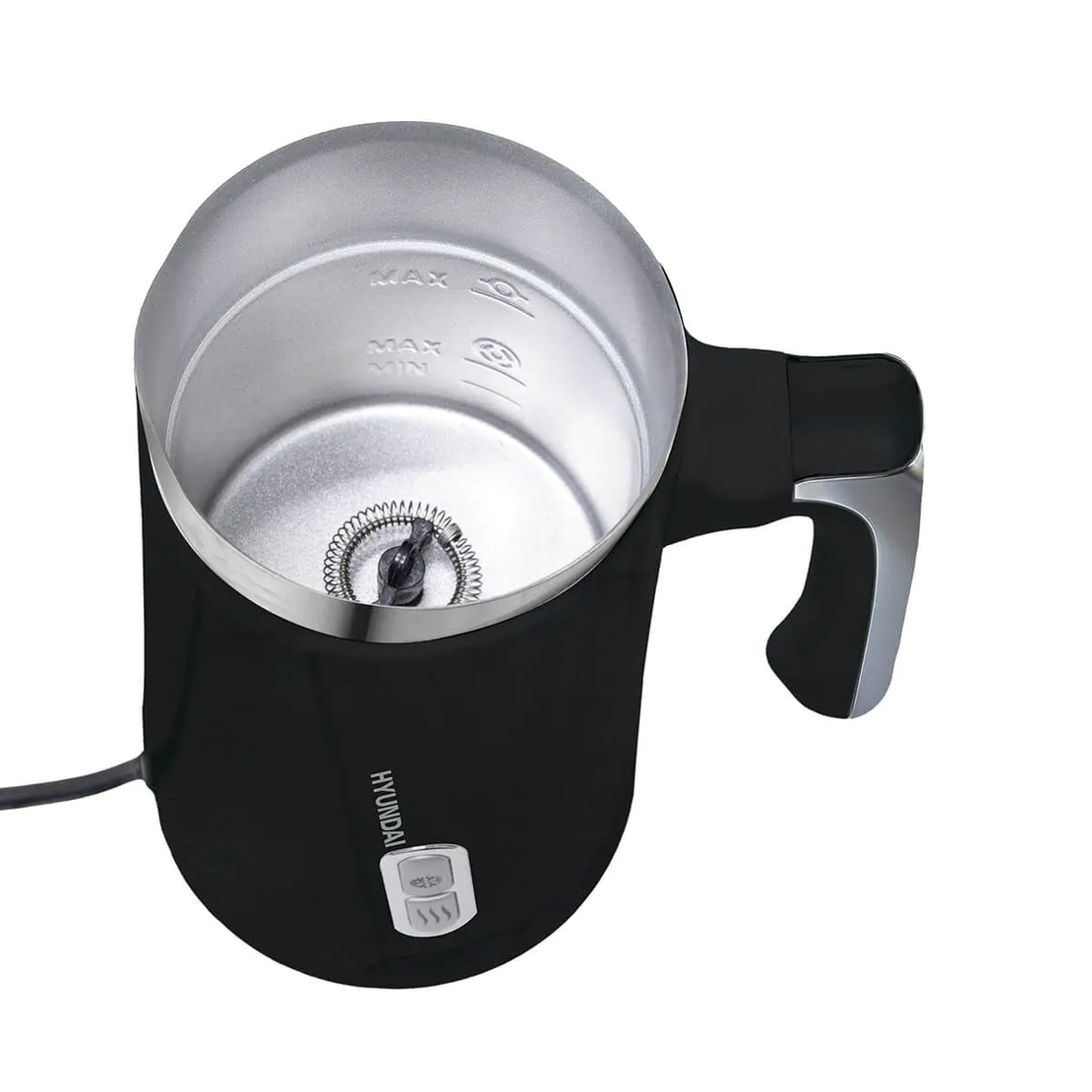 מקציף חלב 500W שחור יונדאי