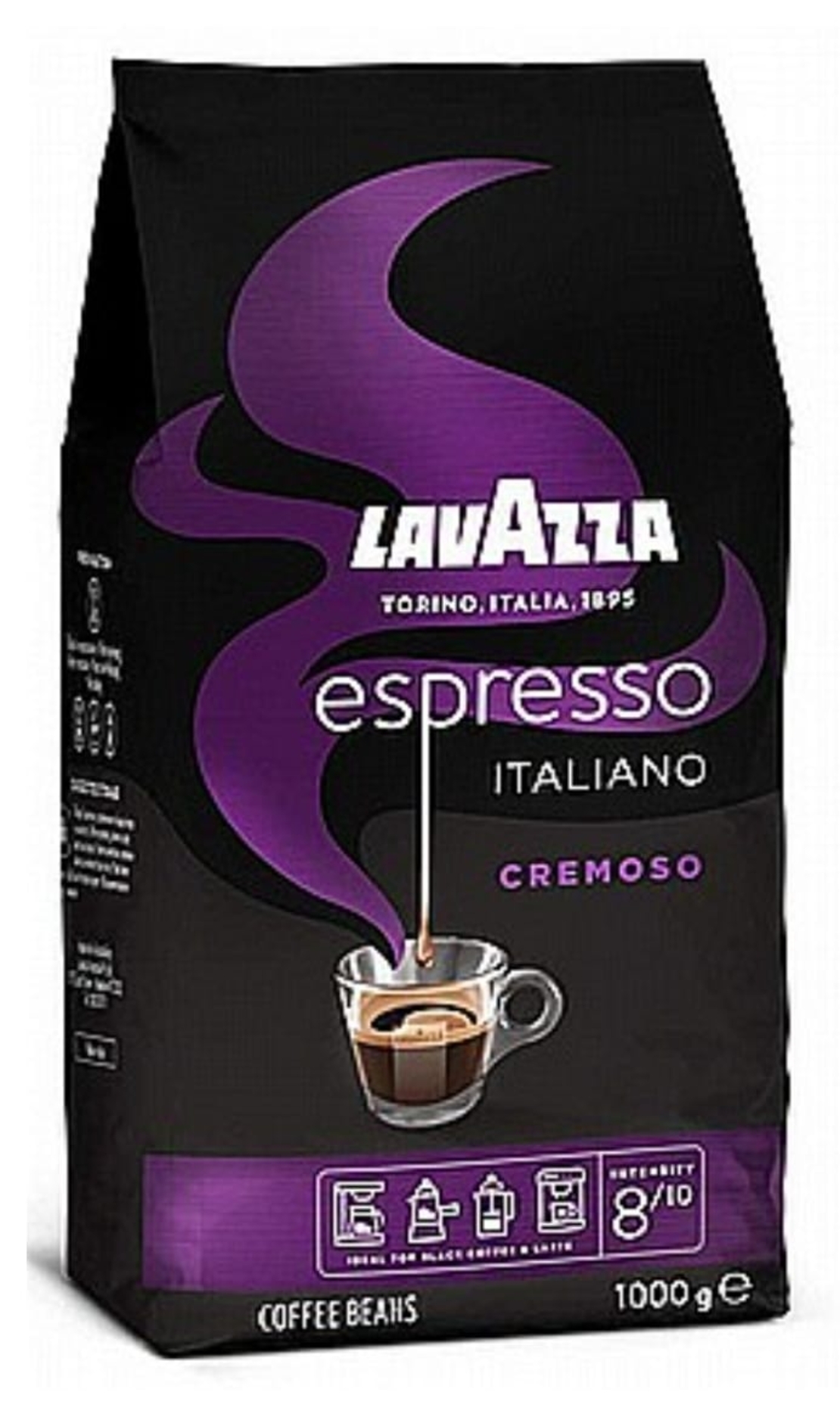 Lavazza Espresso Cremoso 1kg חוזק 8