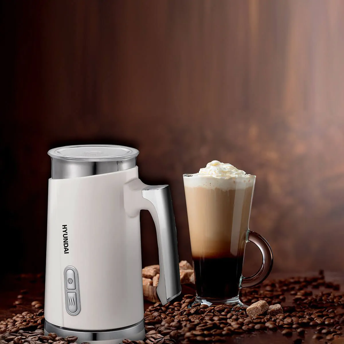 מקציף חלב 500W לבן יונדאי