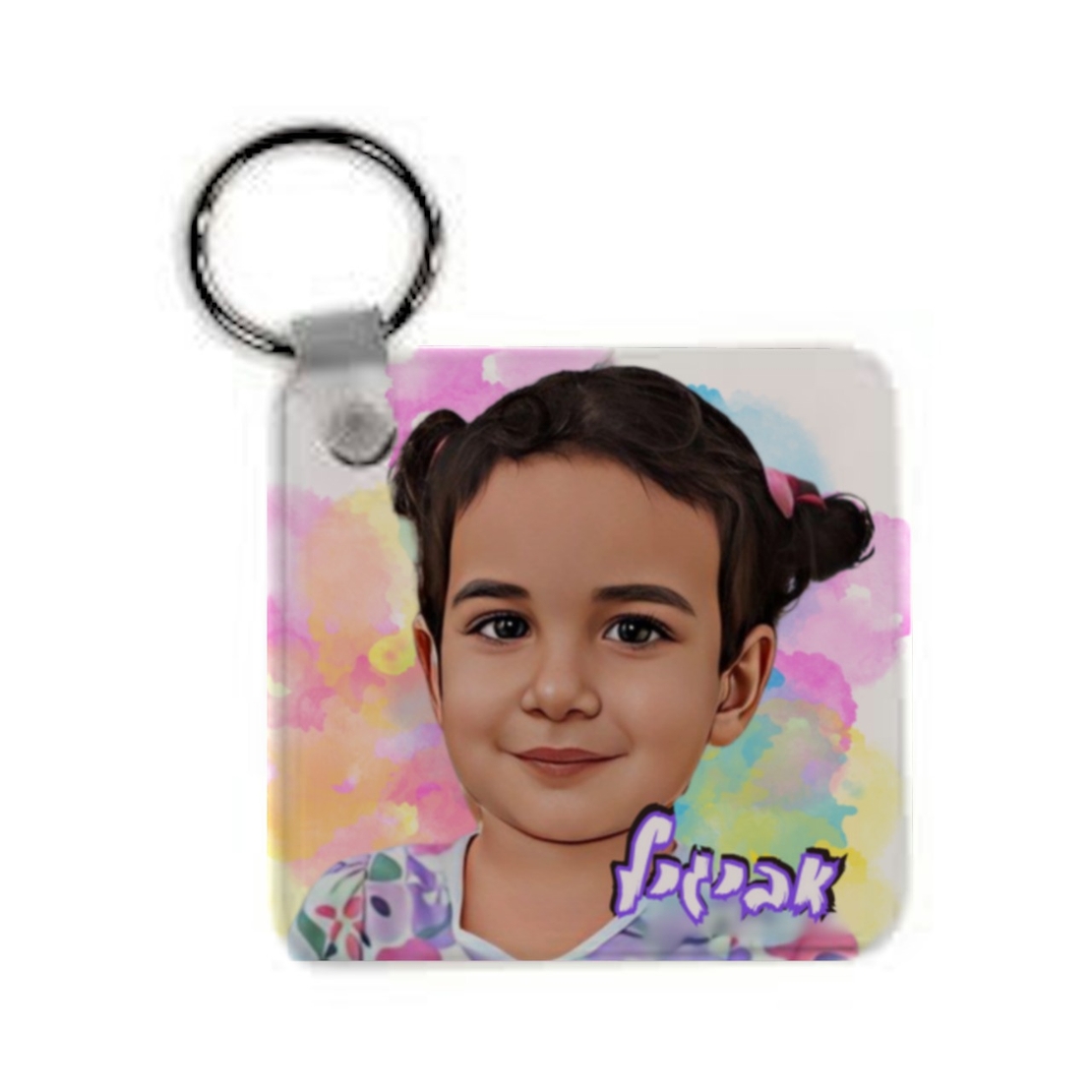 מחזיק מפתחות מרובע