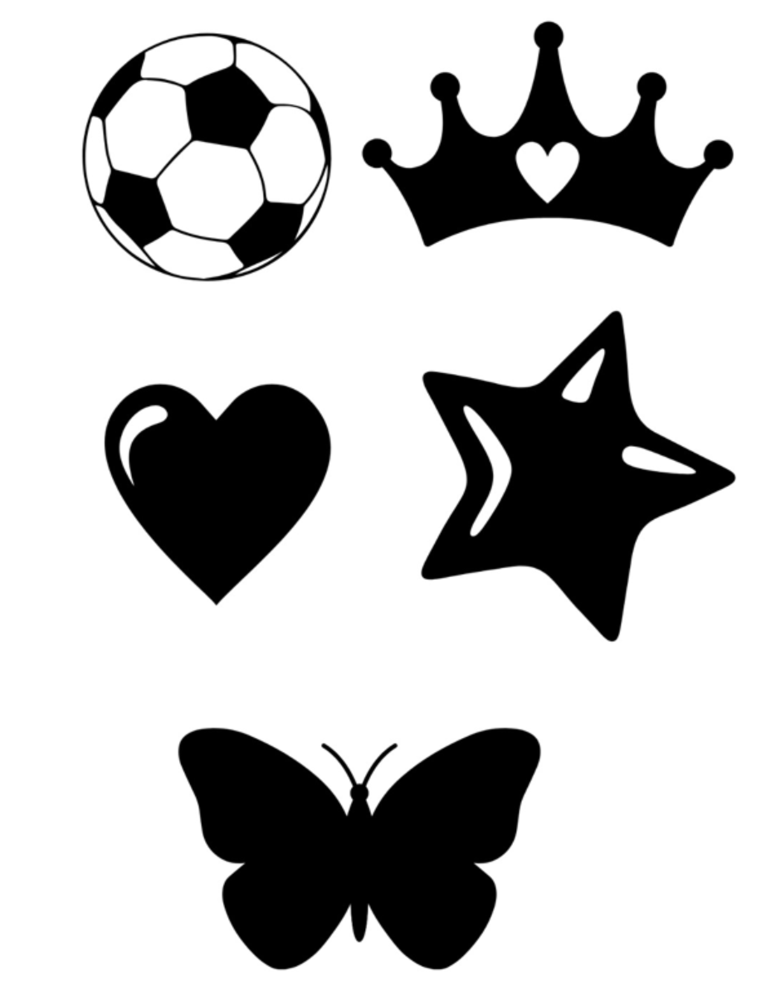 תיק שרוכים שקוף עם כיתוב ואלמנט