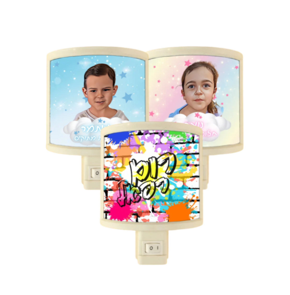 מנורת לילה עם תמונה