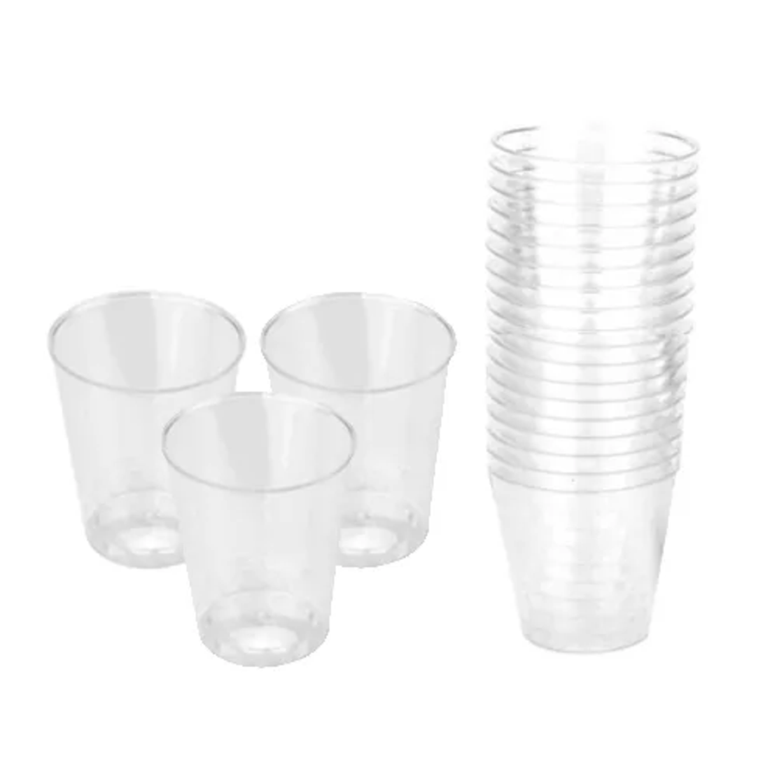 כוס ליקר (1oz) 50 יח' שקוף ומבריק כשל