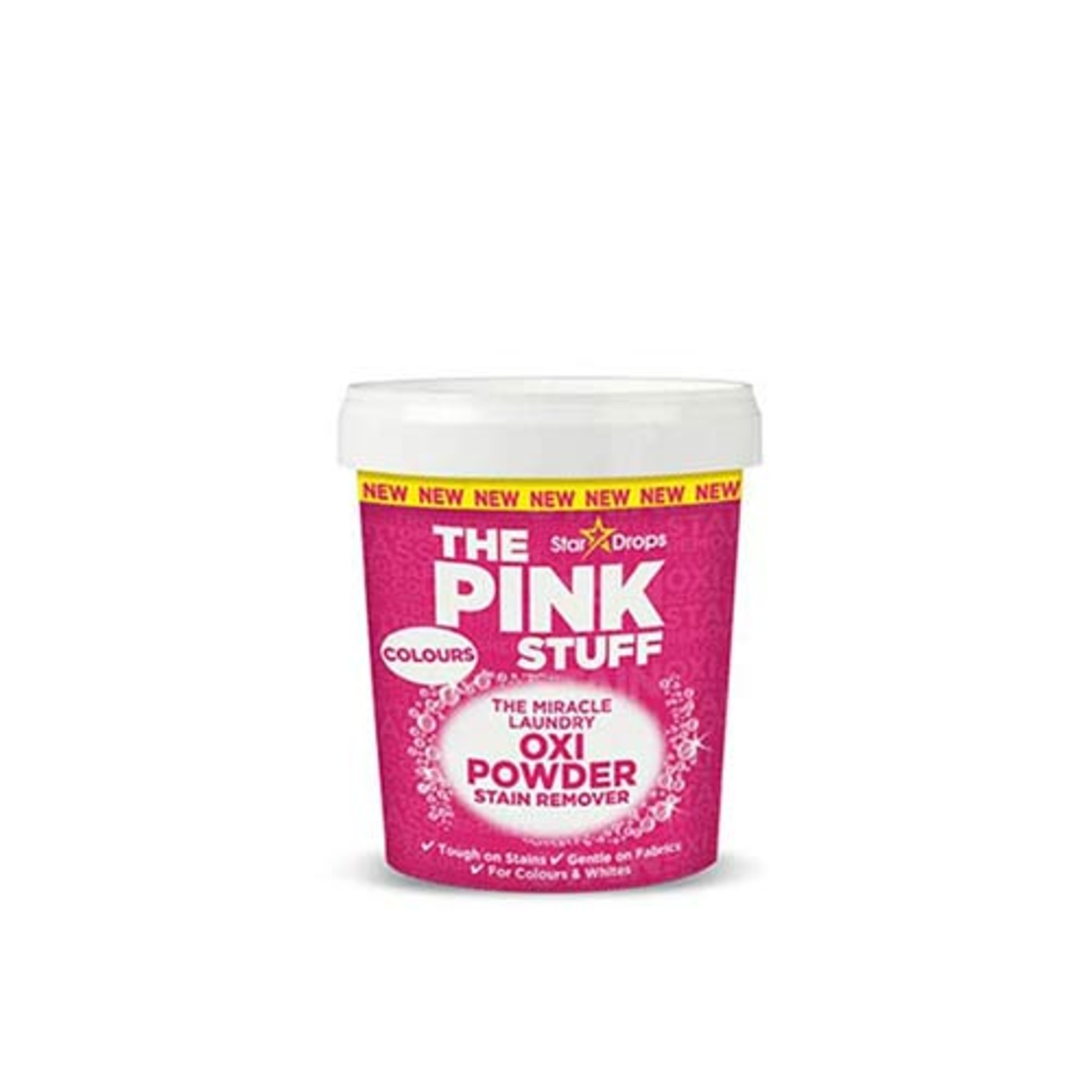 THE PINK STUFF-אבקה להסרת כתמים לכביסה צבעונית