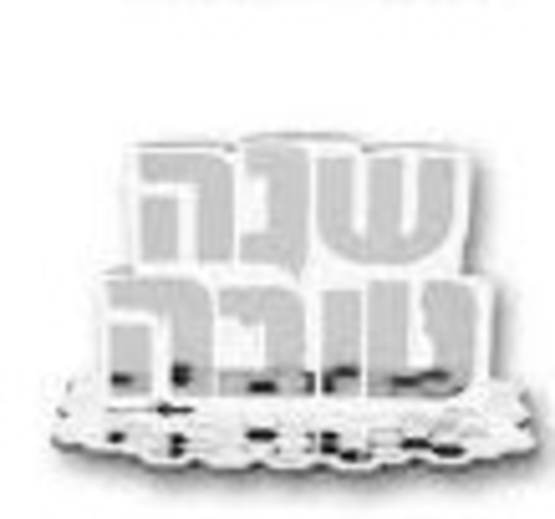 קישוטי שולחן שנה טובה 5 יח' כסף