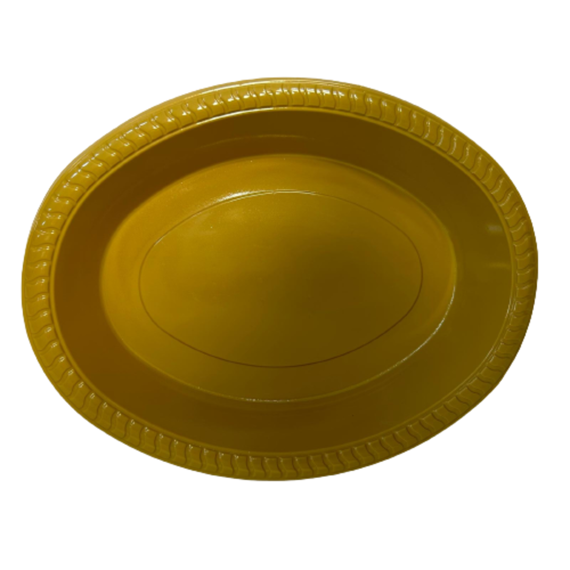 מגש עמוק אובלי זהב 10 יחידות