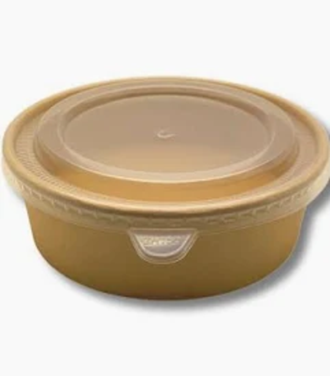 קערות קראפט עם מכסה רחב ונמוך- 500 מ״ל 50 יחידות