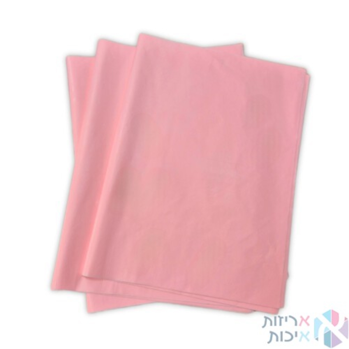 10 יח נייר עטיפה משי למתנות ורוד