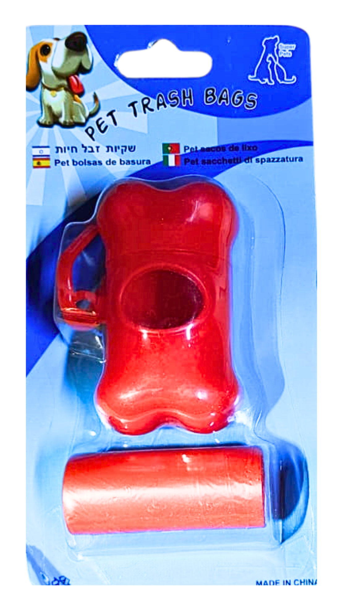 מחזיק שקי קקי במגוון צבעים