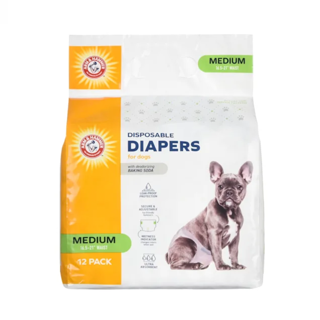 טיטולים לכלבים לייחום ובריחת שתן 12 יחי' ARM & HAMMER
