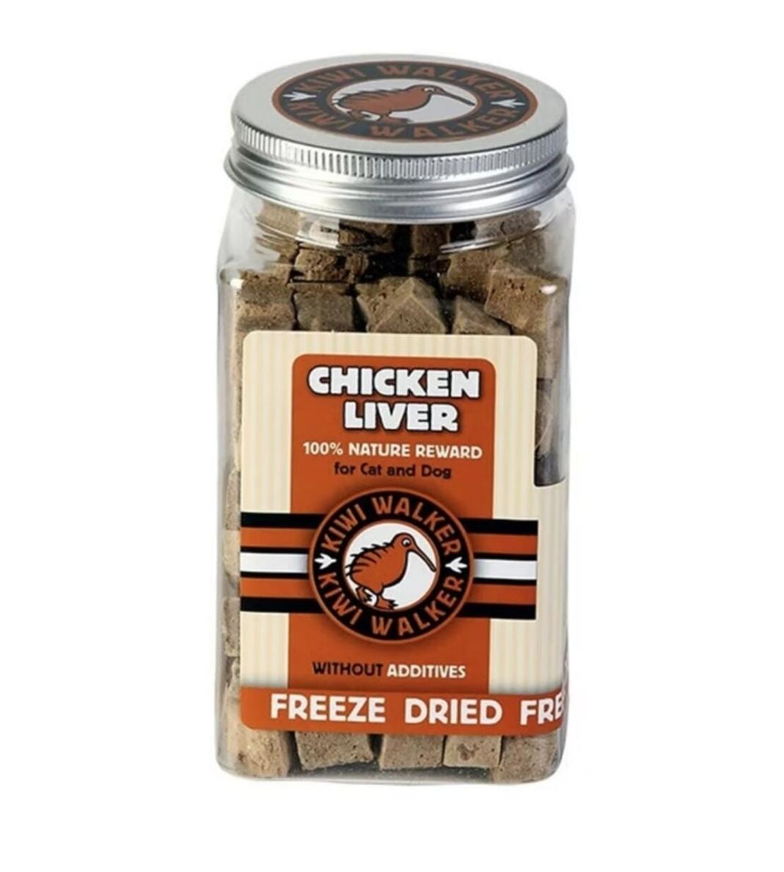 קיווי חטיף פרימיום 100% כבד עוף מיובש בהקפאה - פינוק טבעי 115 גרם