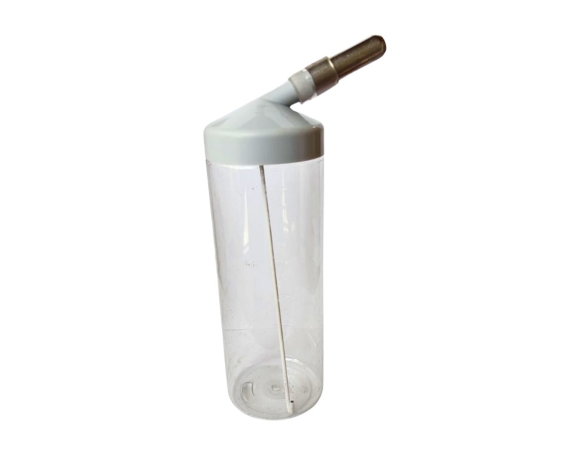 דרינקי מתקן שתייה מפלסטיק למכרסמים  250 CC אפור