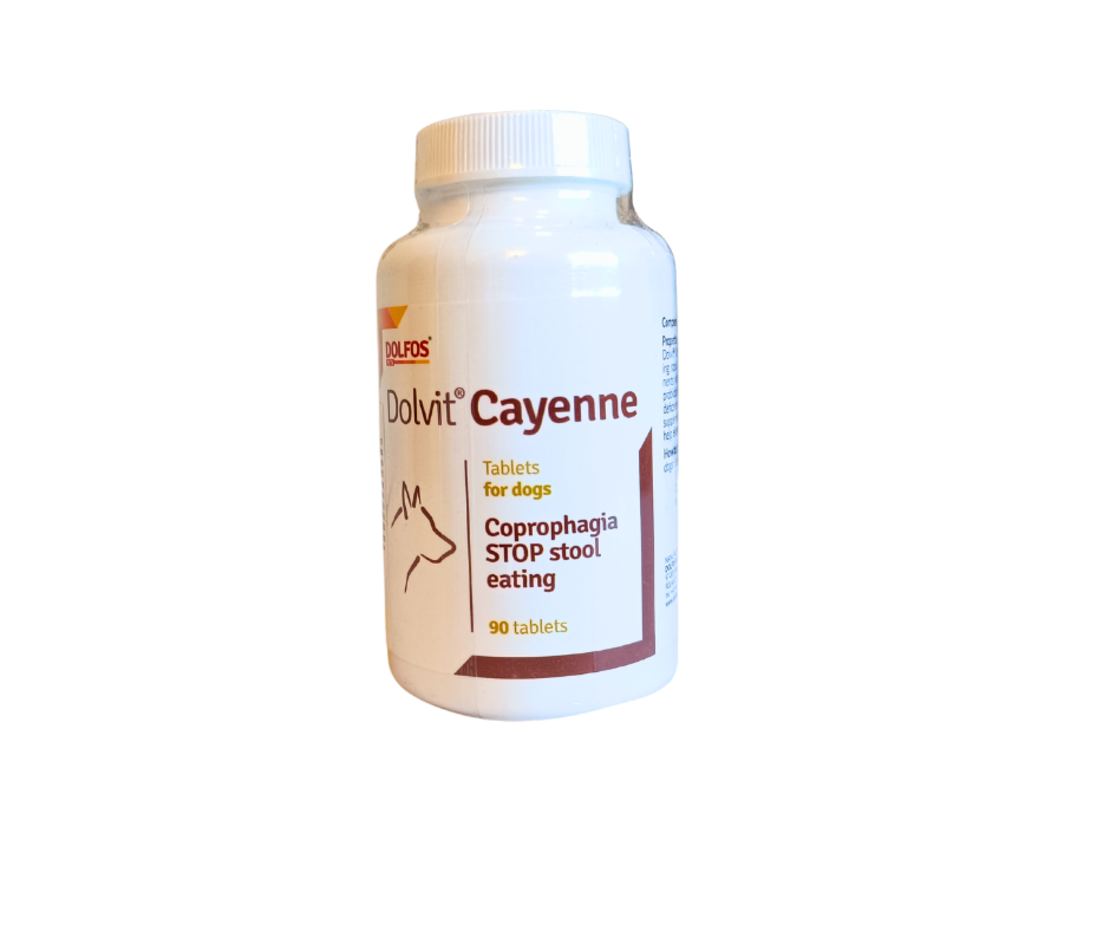 דולויט Dolvit Cayenne- תוסף לסיוע בהפחתת אכילת צואה