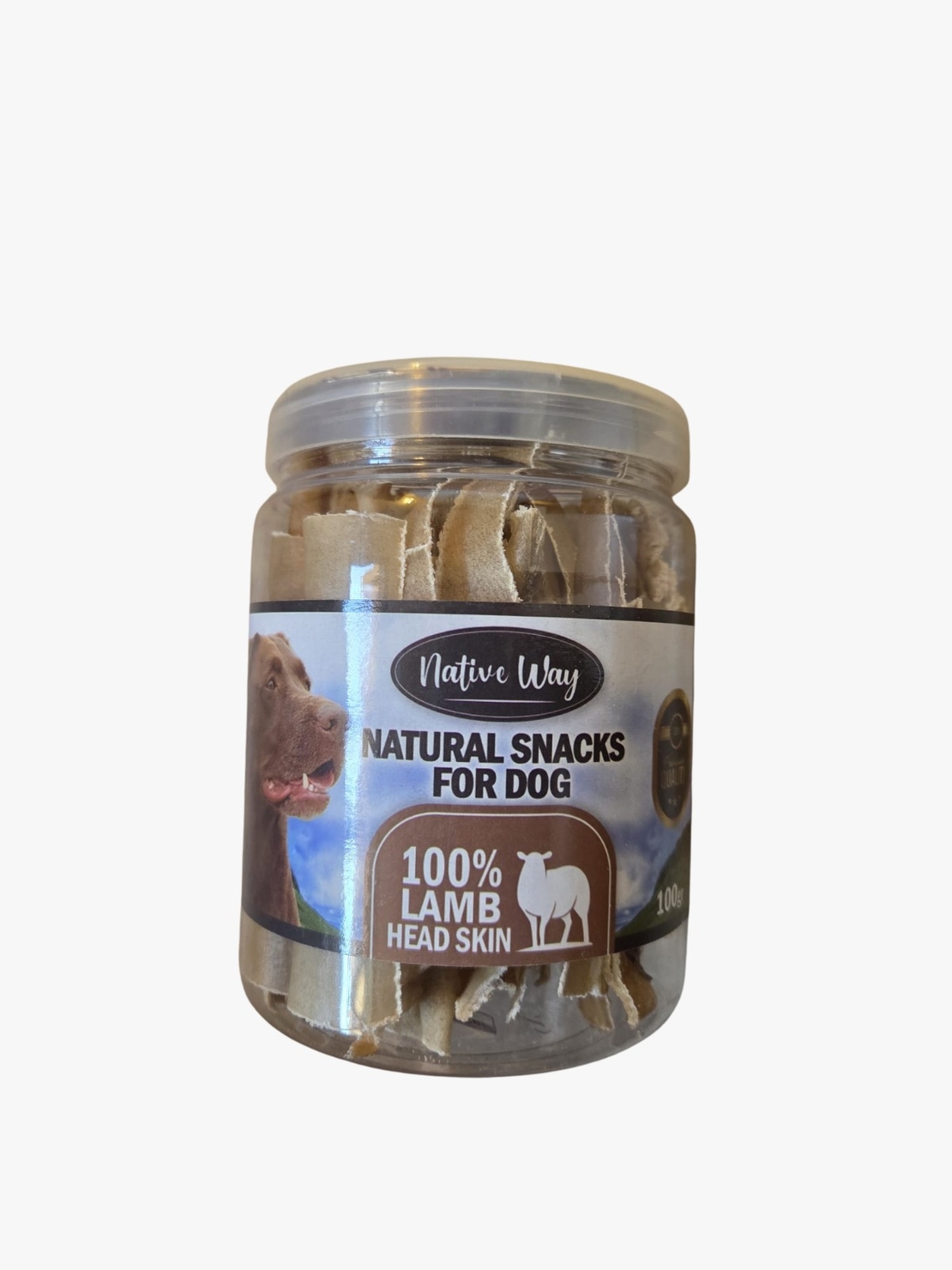 עור ראש טלה 100 גרם נטורלס גארס