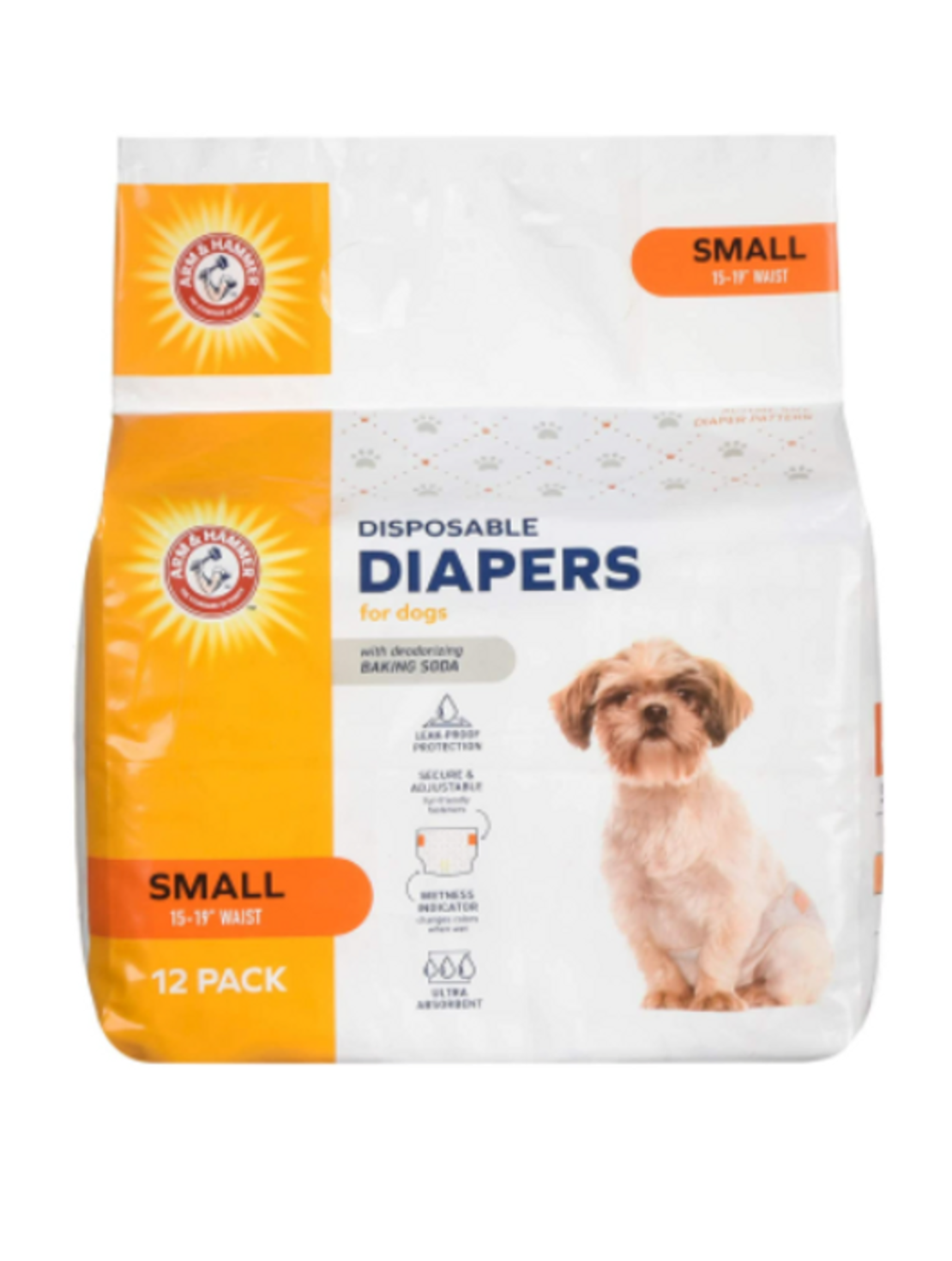 טיטולים לכלבים לייחום ובריחת שתן 12 יחי' ARM & HAMMER