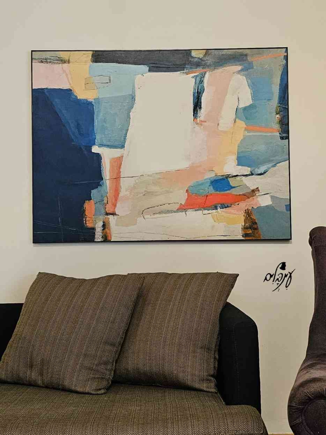 תמונת קטיפה הדפס אבסטרקט 2