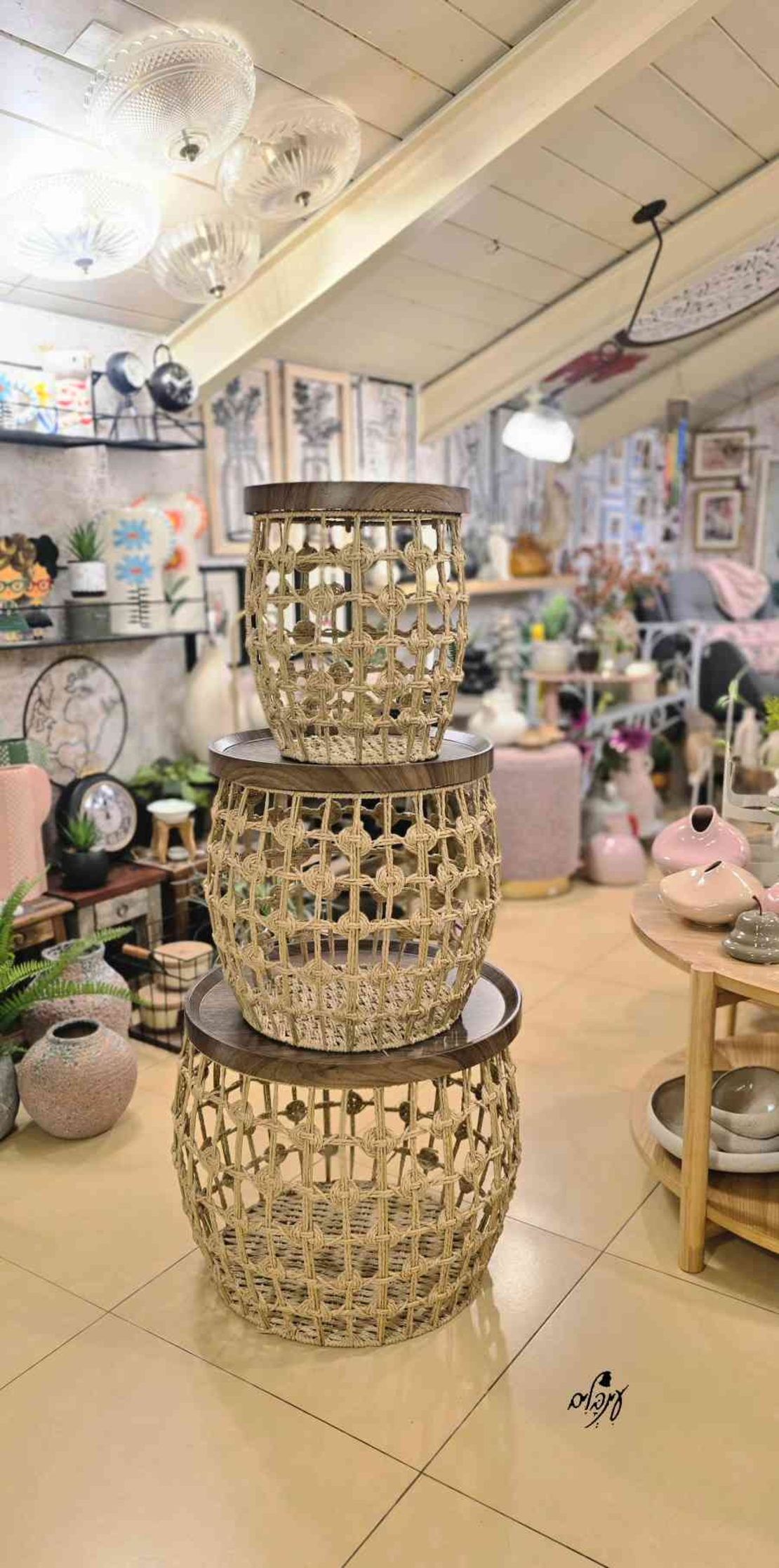 סט שולחנות סלסילה