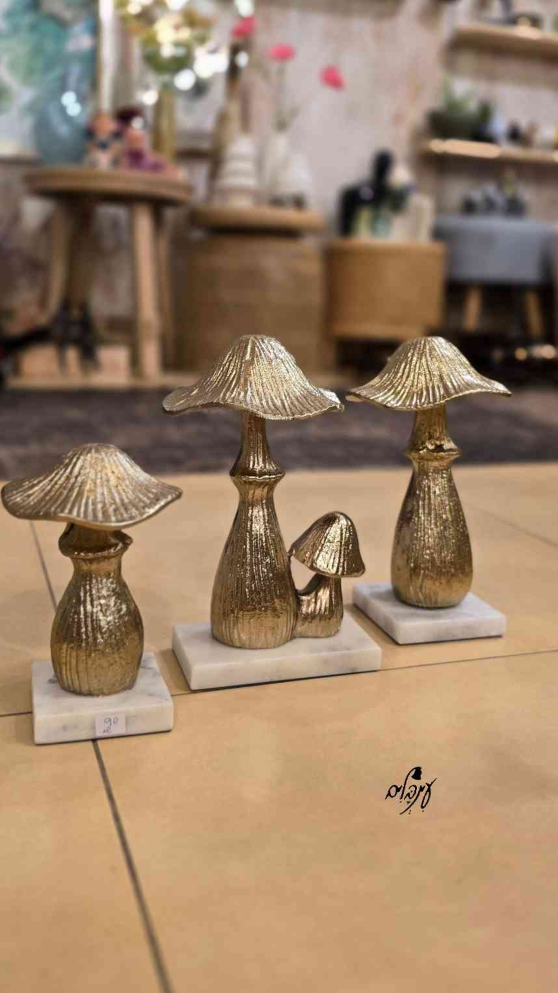 פטריית ברזל מוזהבת קטנה