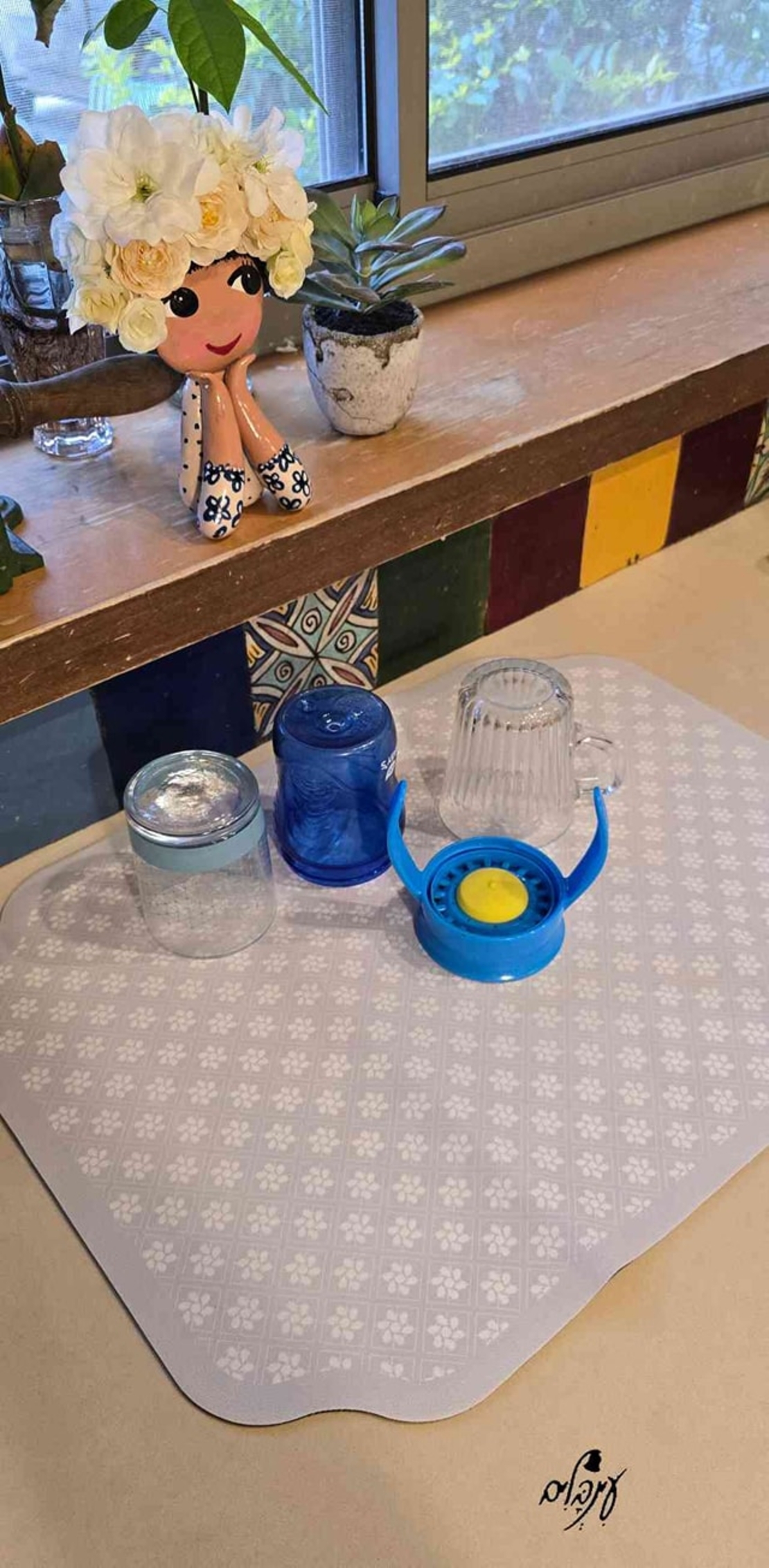 סט 2 משטחי ייבוש כלים