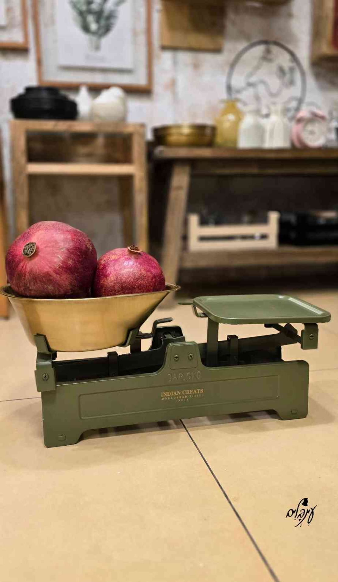 משקל רטרו ירוק זית