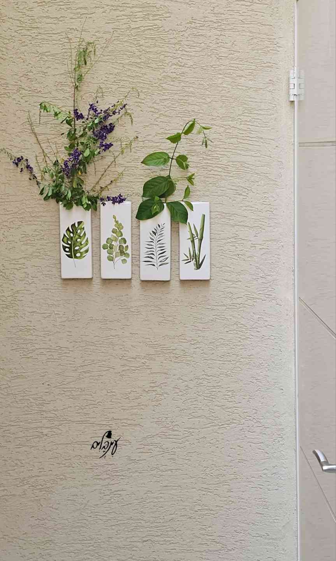 סט אגרטלי קרמיקה לתליה