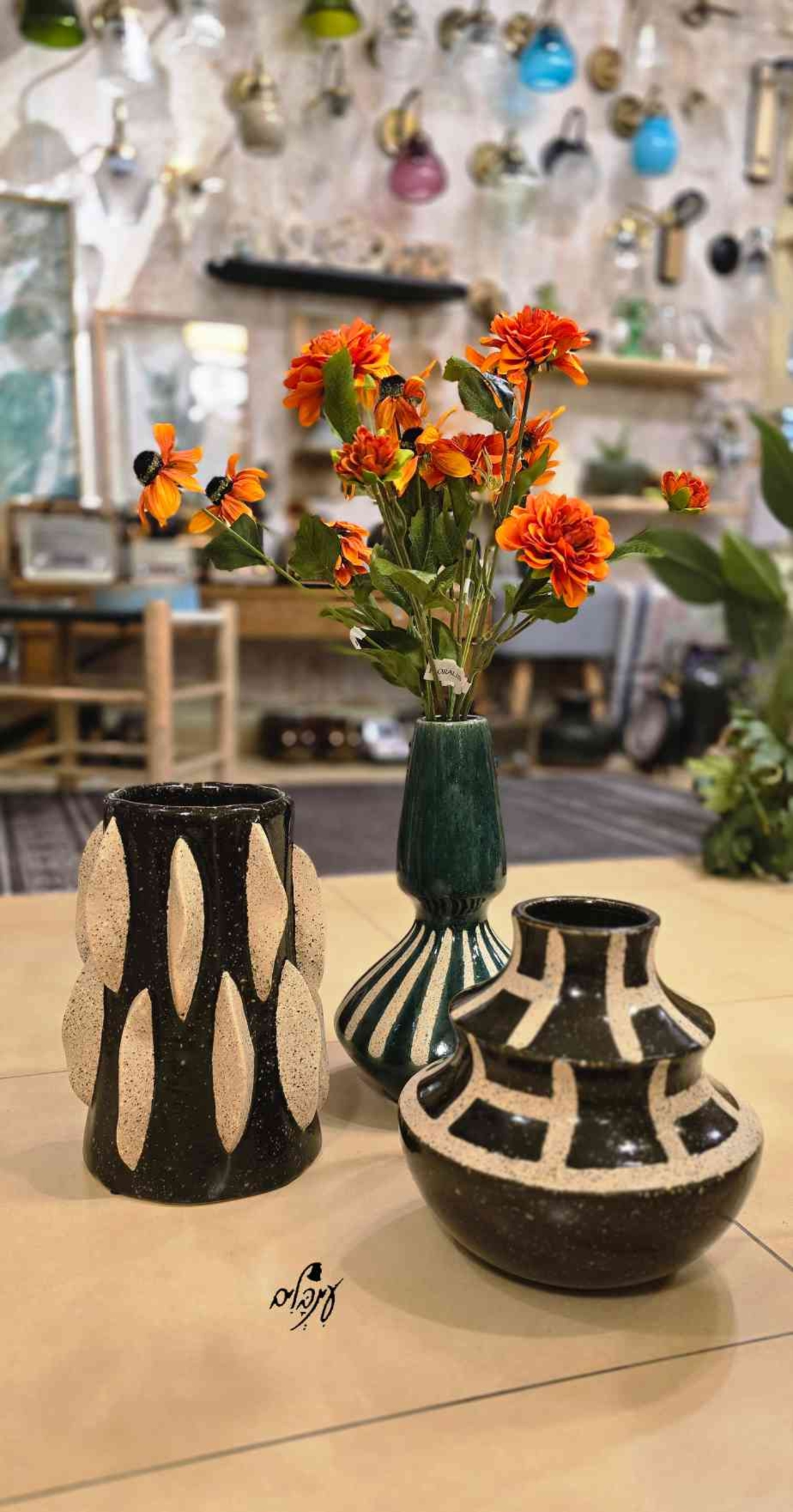 אגרטל קרמיקה מעוצב 1