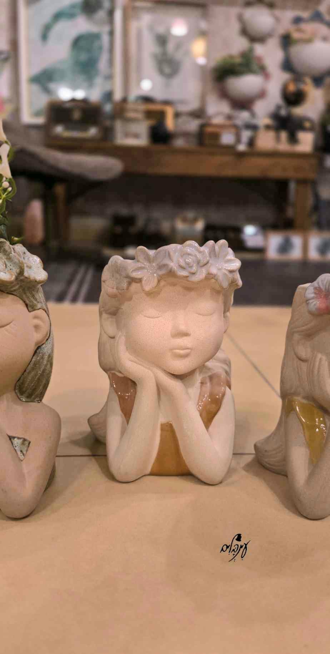 בית עציץ דמויות