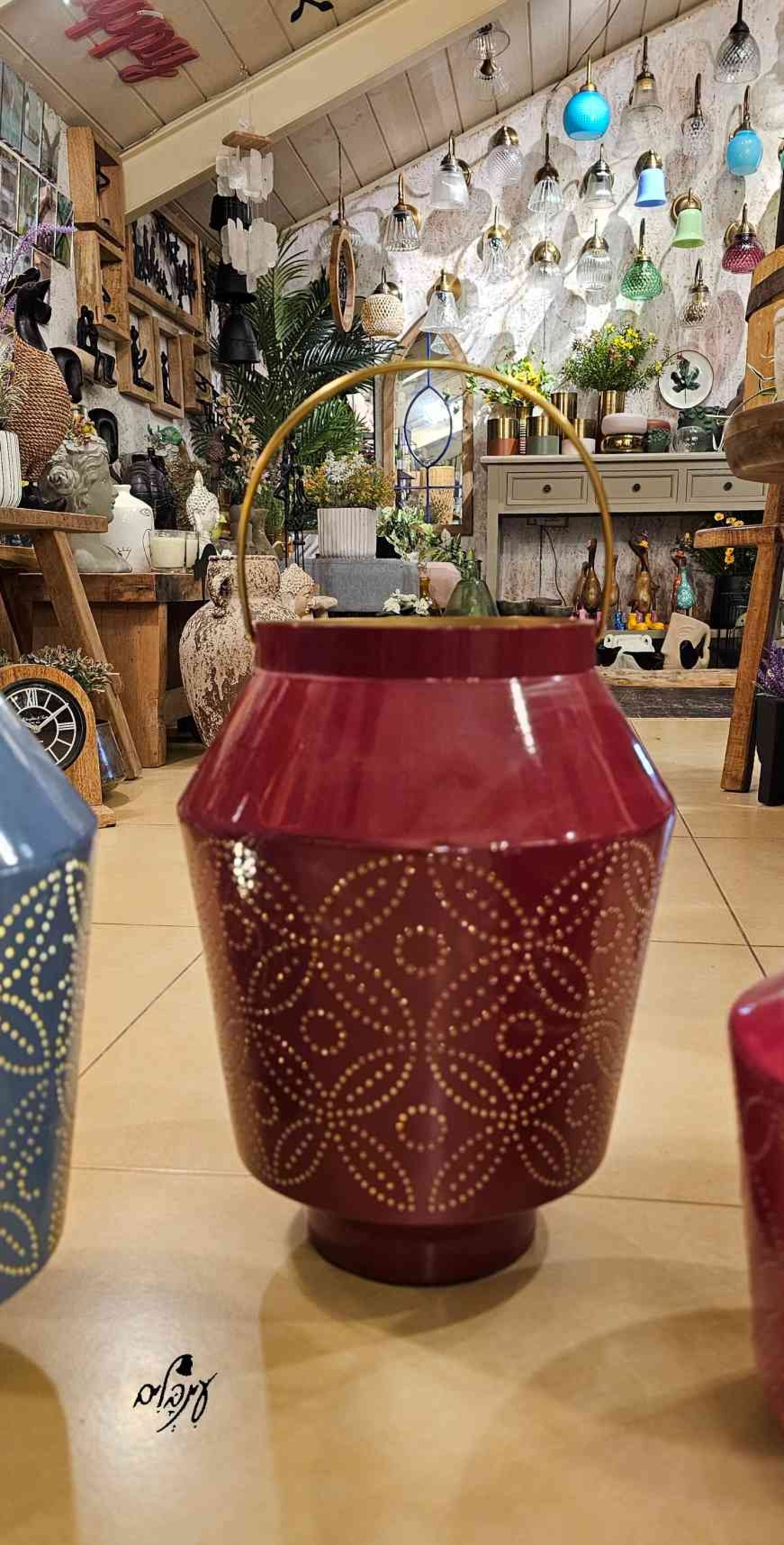 מנורת אוירה עששית בורדו