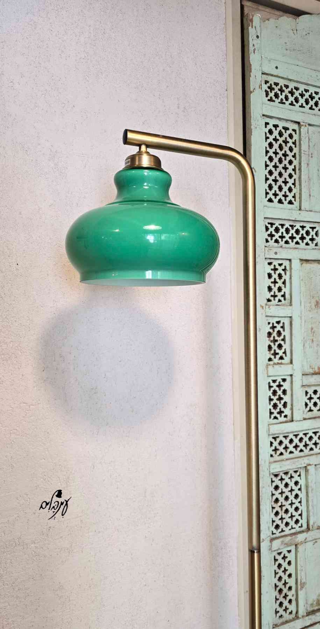 מנורת פלס עששית טורקיז