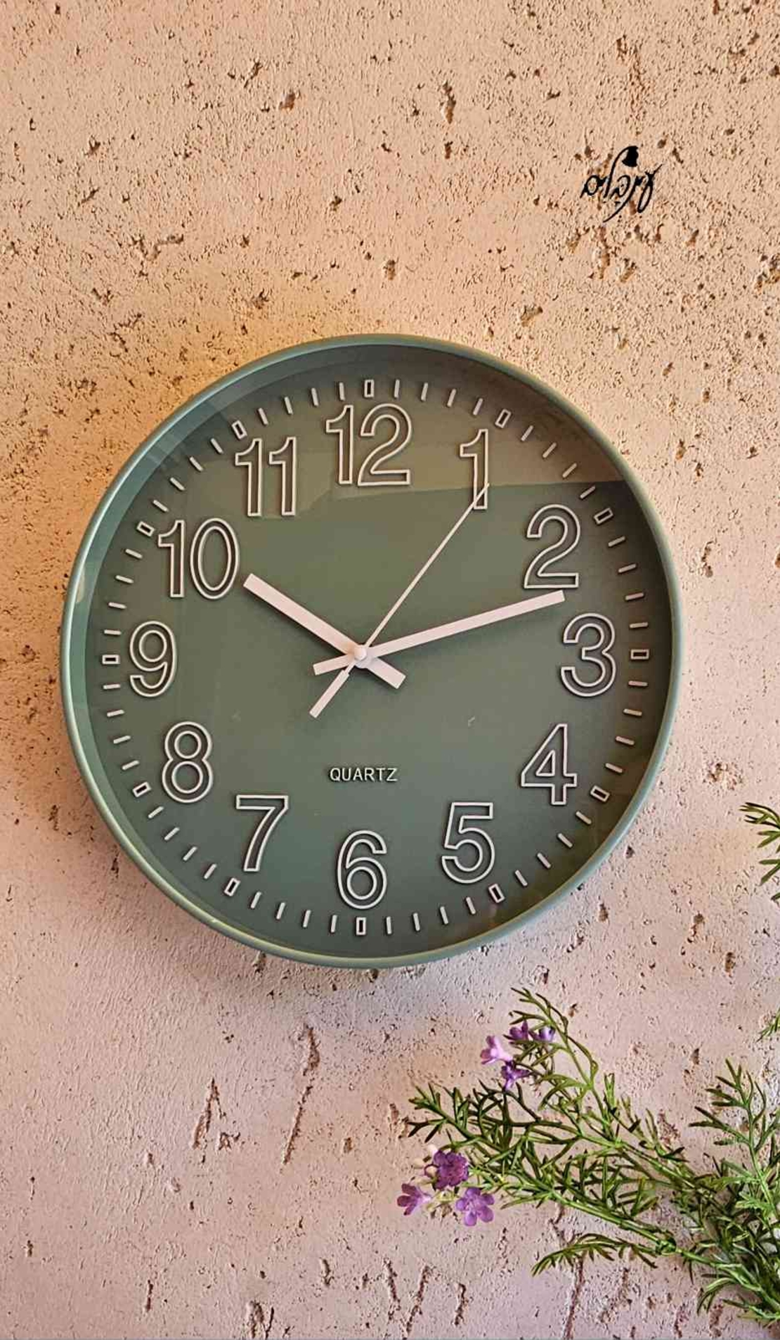 שעון קיר ריקו ירוק