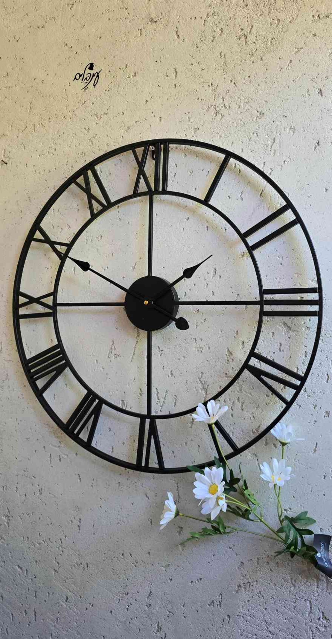 שעון רומי מעוצב חלול