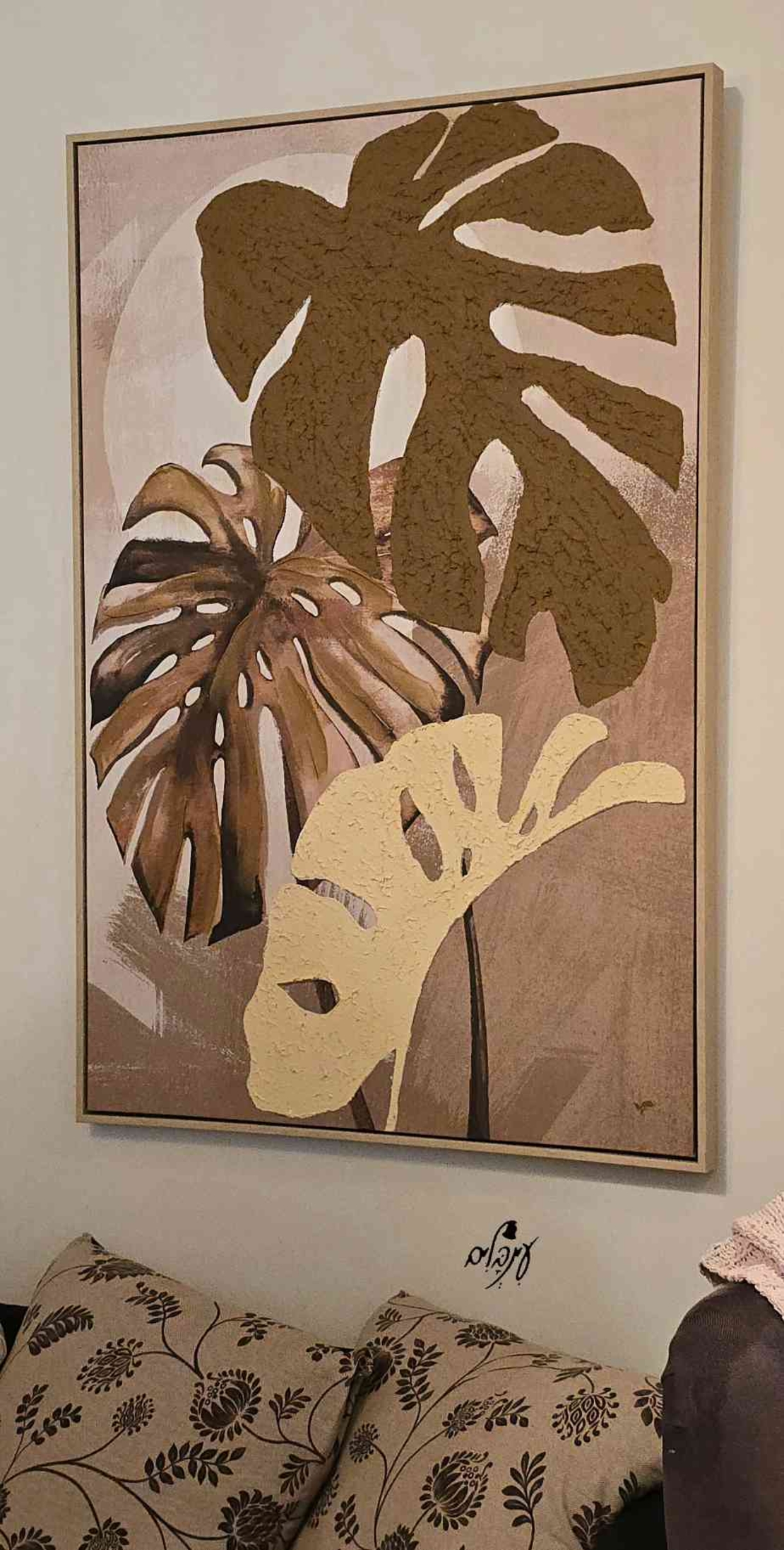 תמונת קנבס עלים