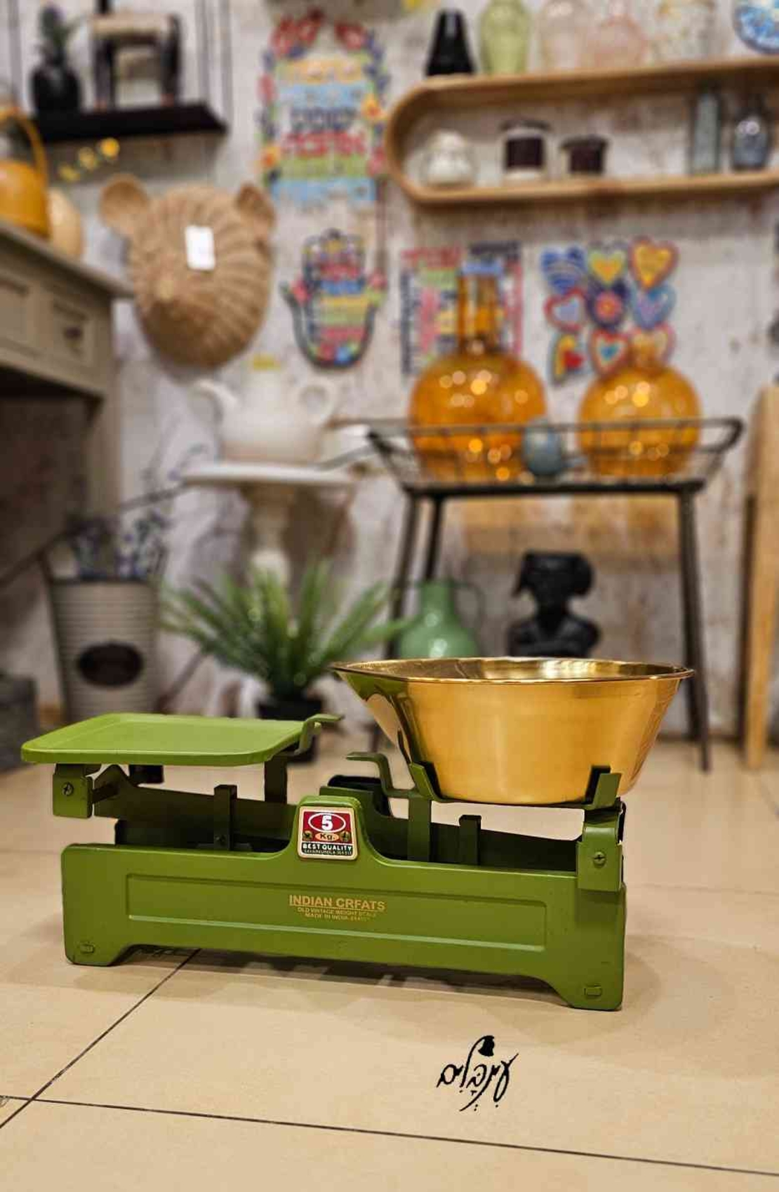 משקל רטרו ירוק דשא