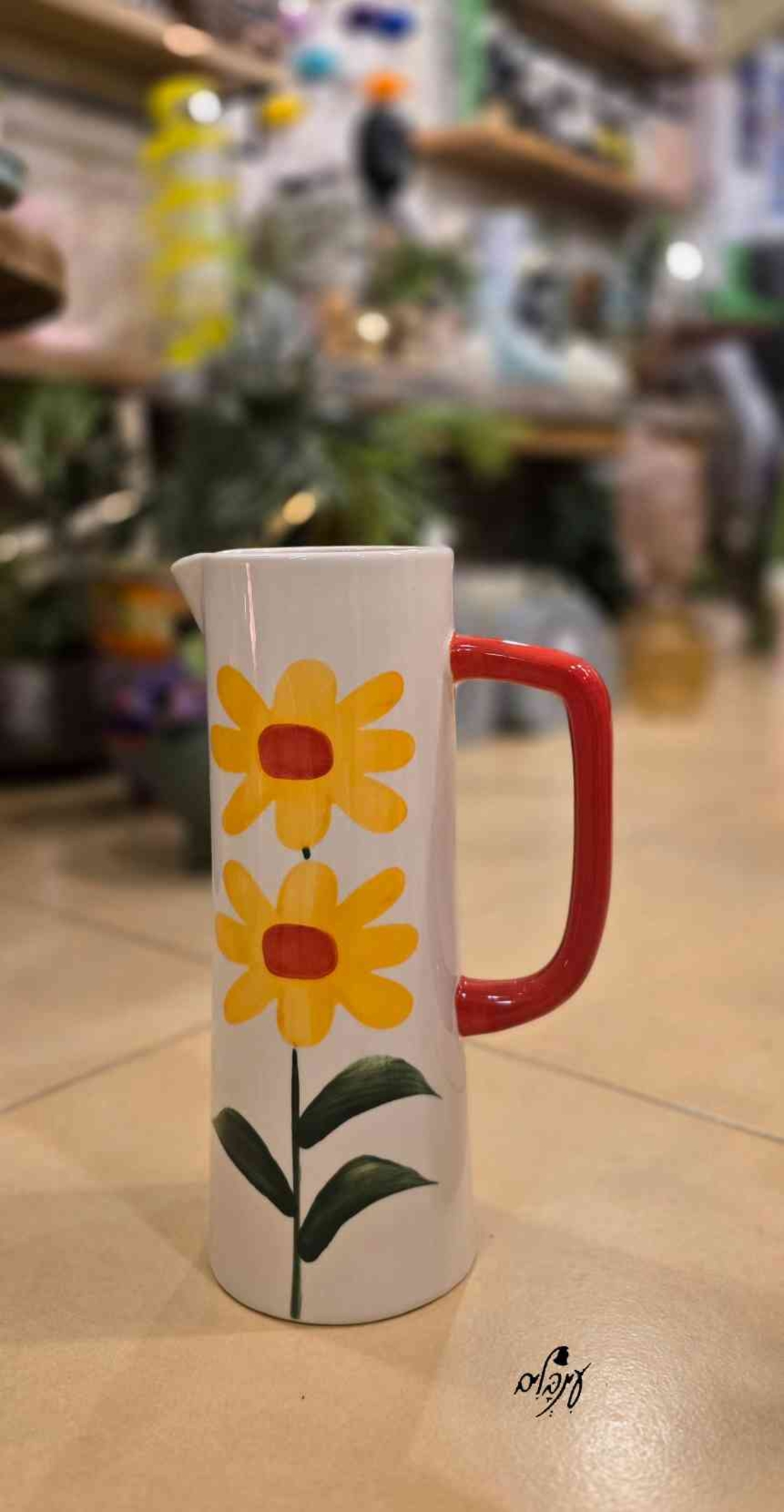 קנקן פרחוני דגם 4