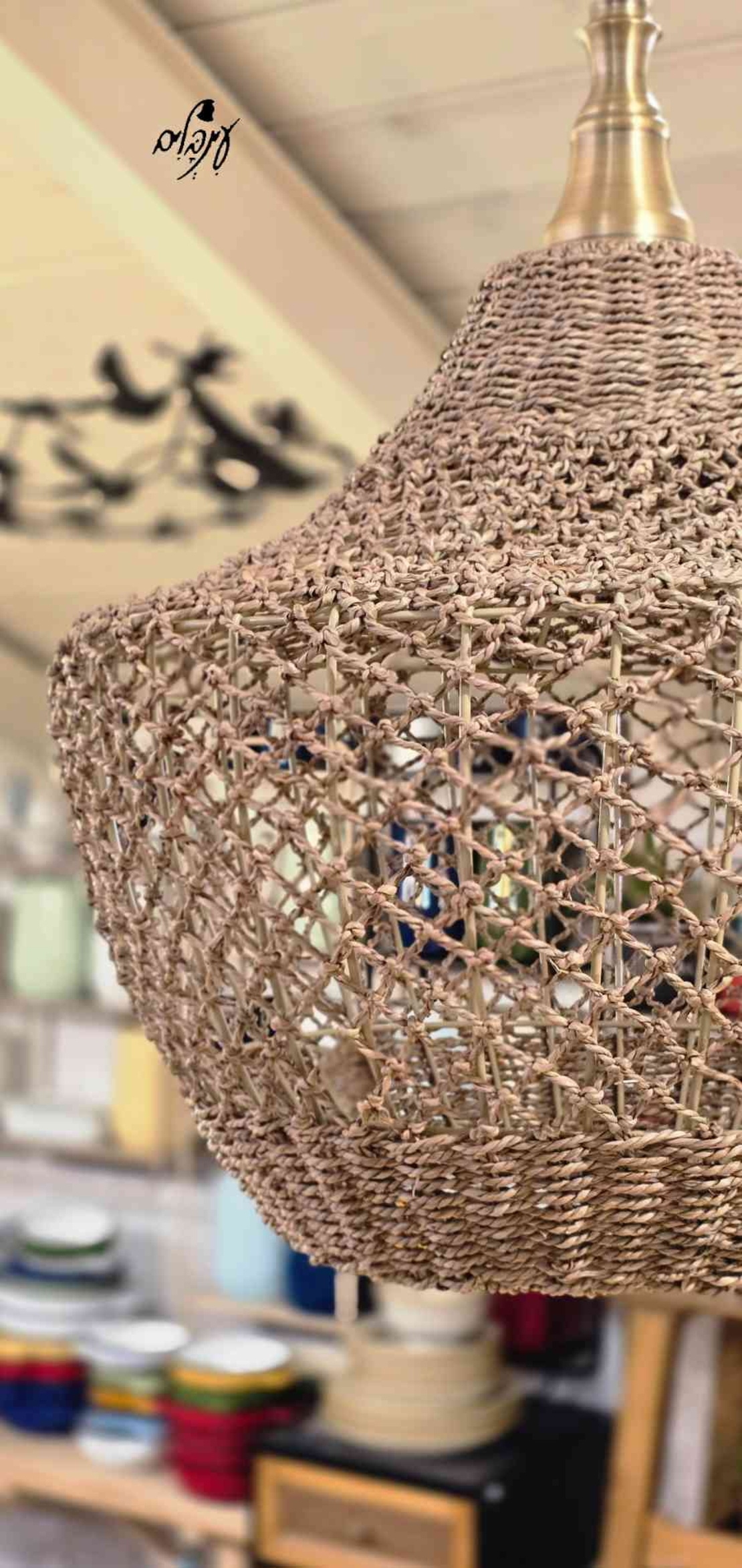 מנורת חבל דגם 2