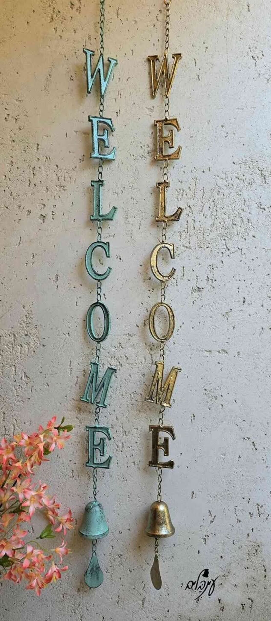 שרשרת קיר welcome
