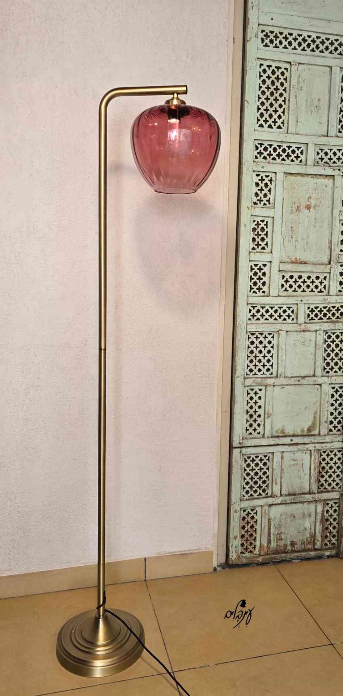 מנורת פלס שיזף בורדו