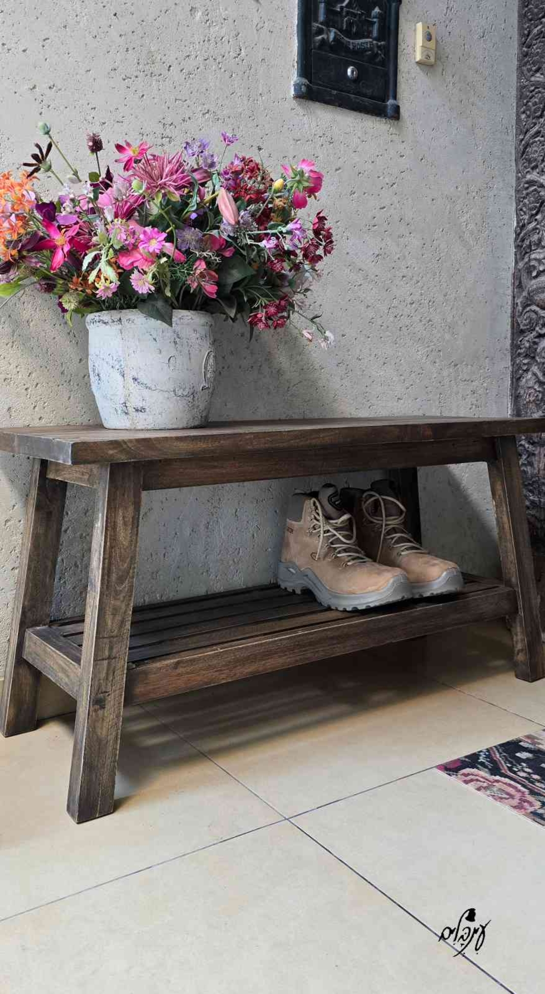 ספסל מדף סולם נדי