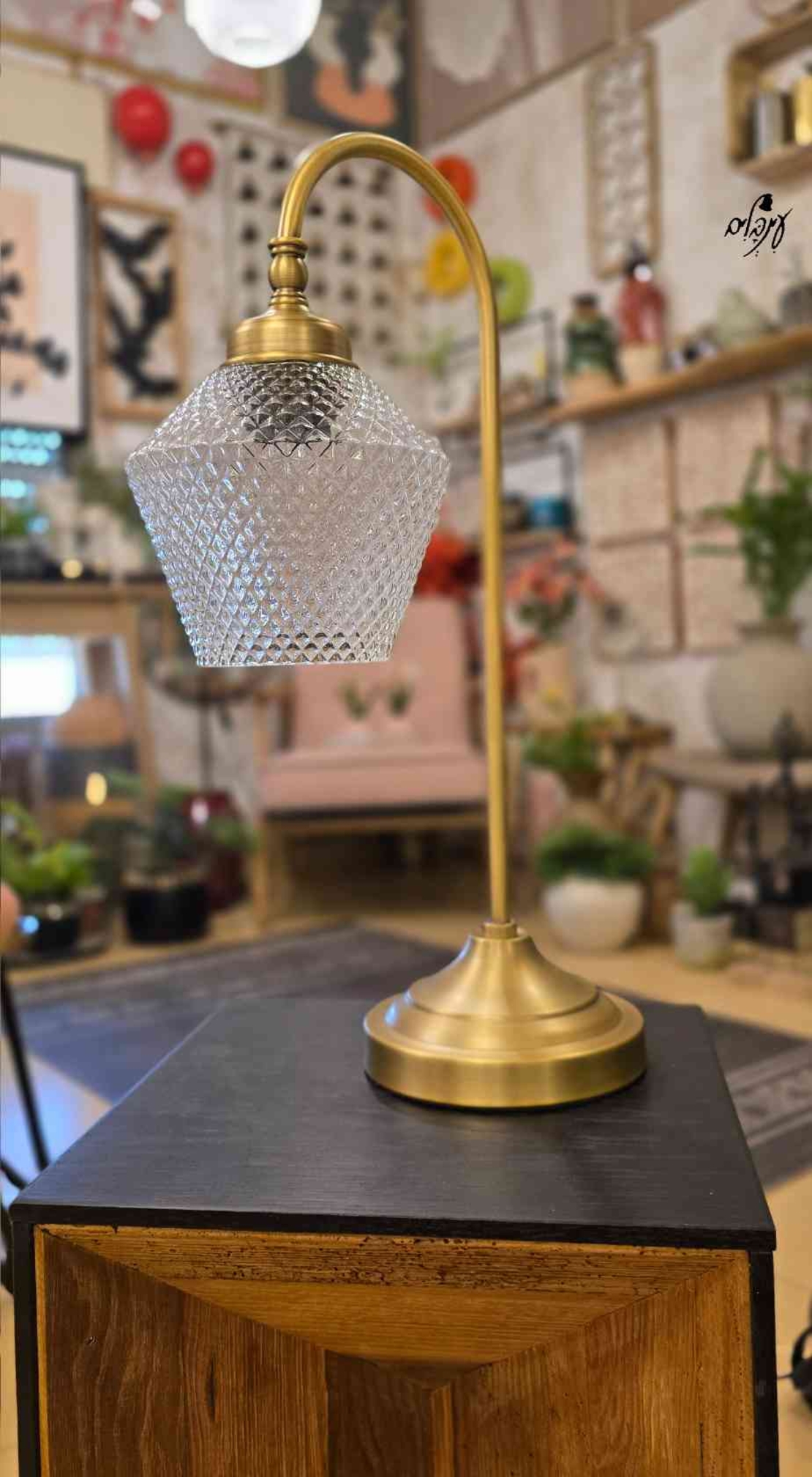 מנורת גולי זכוכית גודי