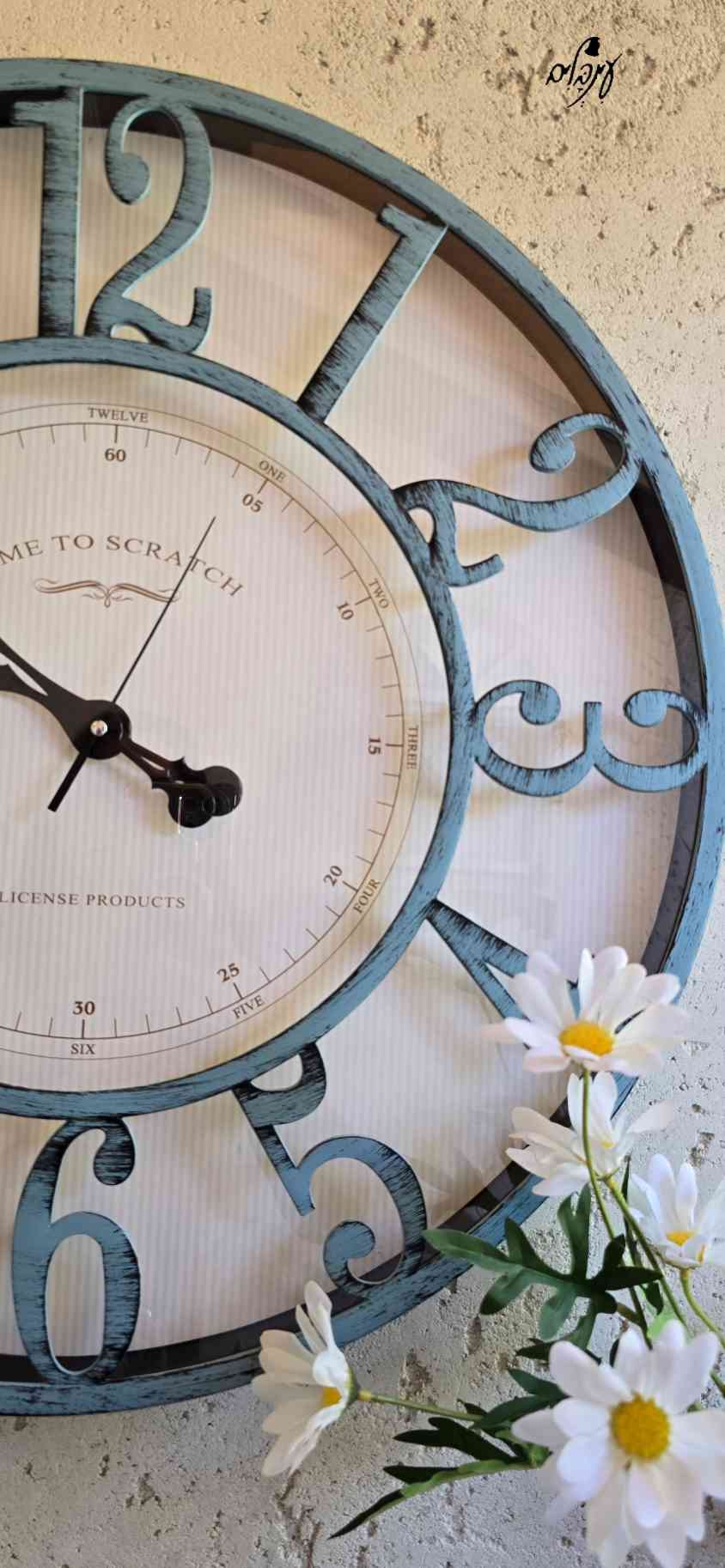 שעון ספרות בסגנון וינטג'