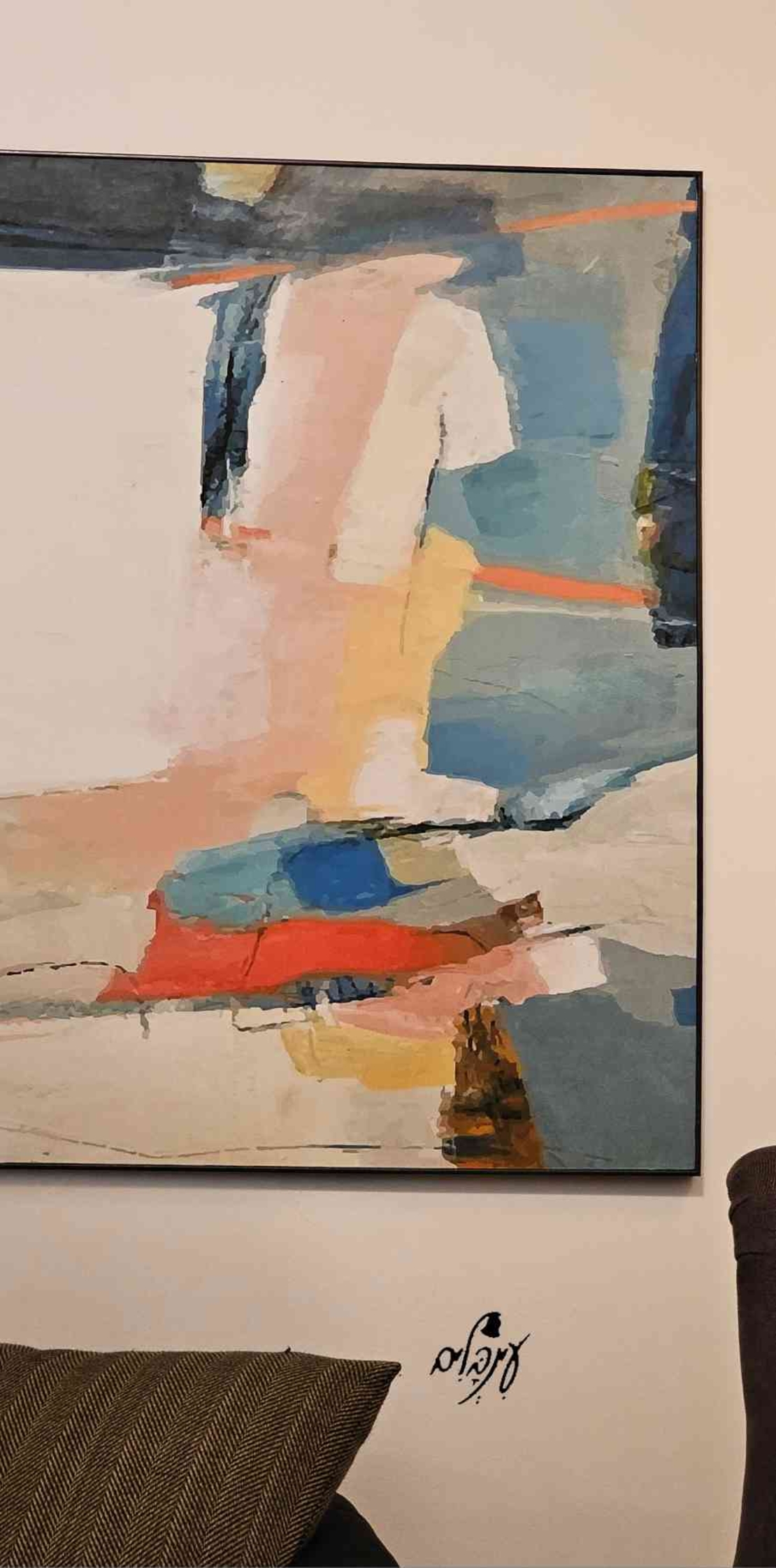 תמונת קטיפה הדפס אבסטרקט 2
