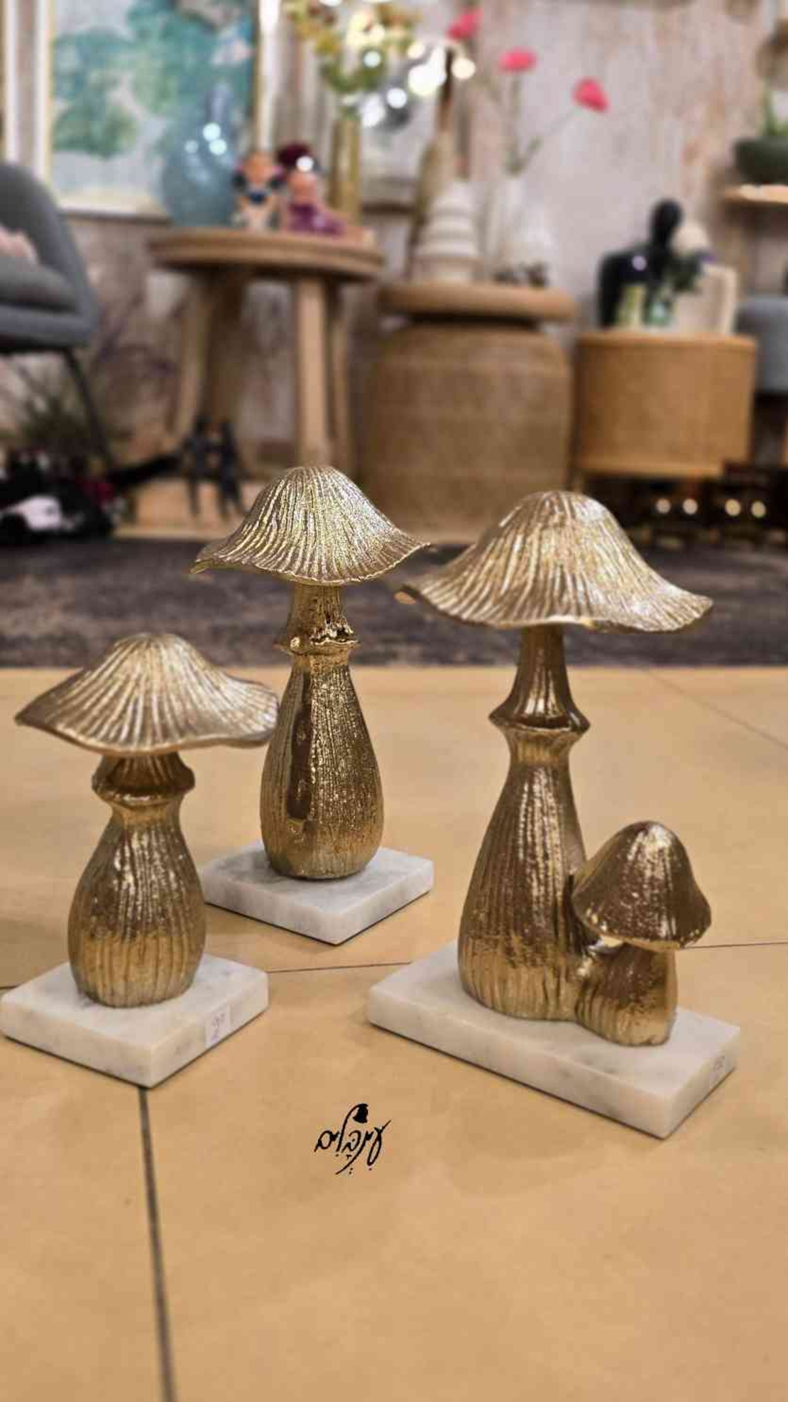 פטריית ברזל מוזהבת גדולה