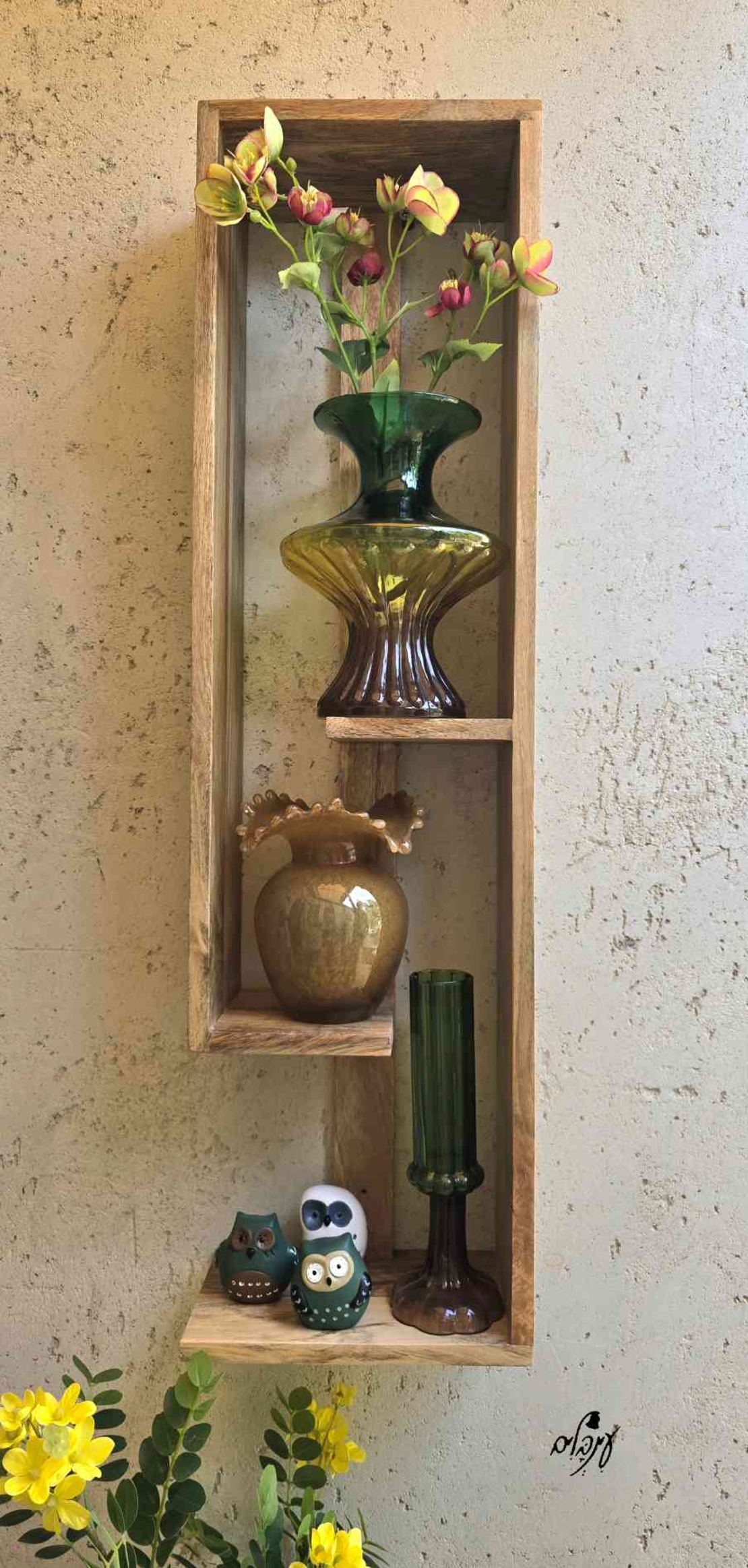 מדף מחולק מעוצב דו כיווני