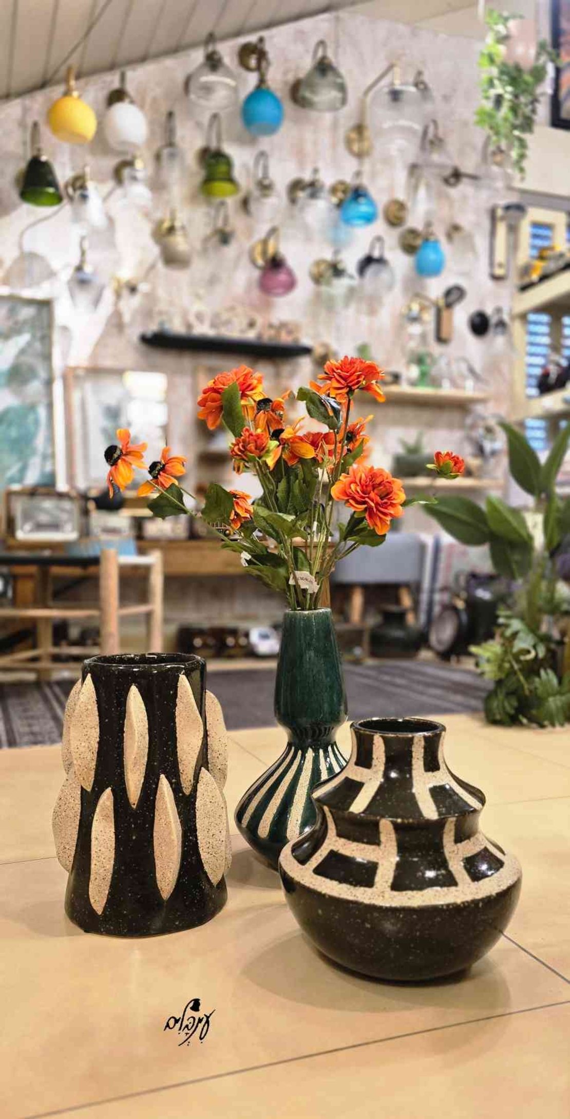 אגרטל קרמיקה מעוצב 1