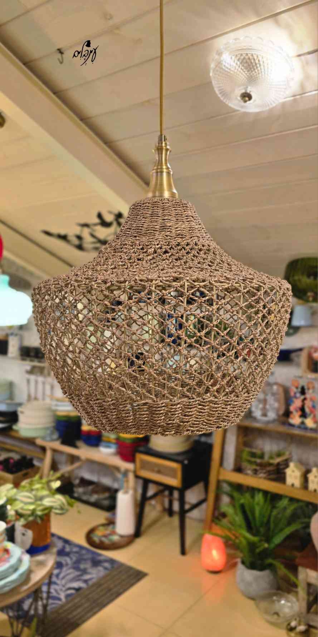 מנורת חבל דגם 2