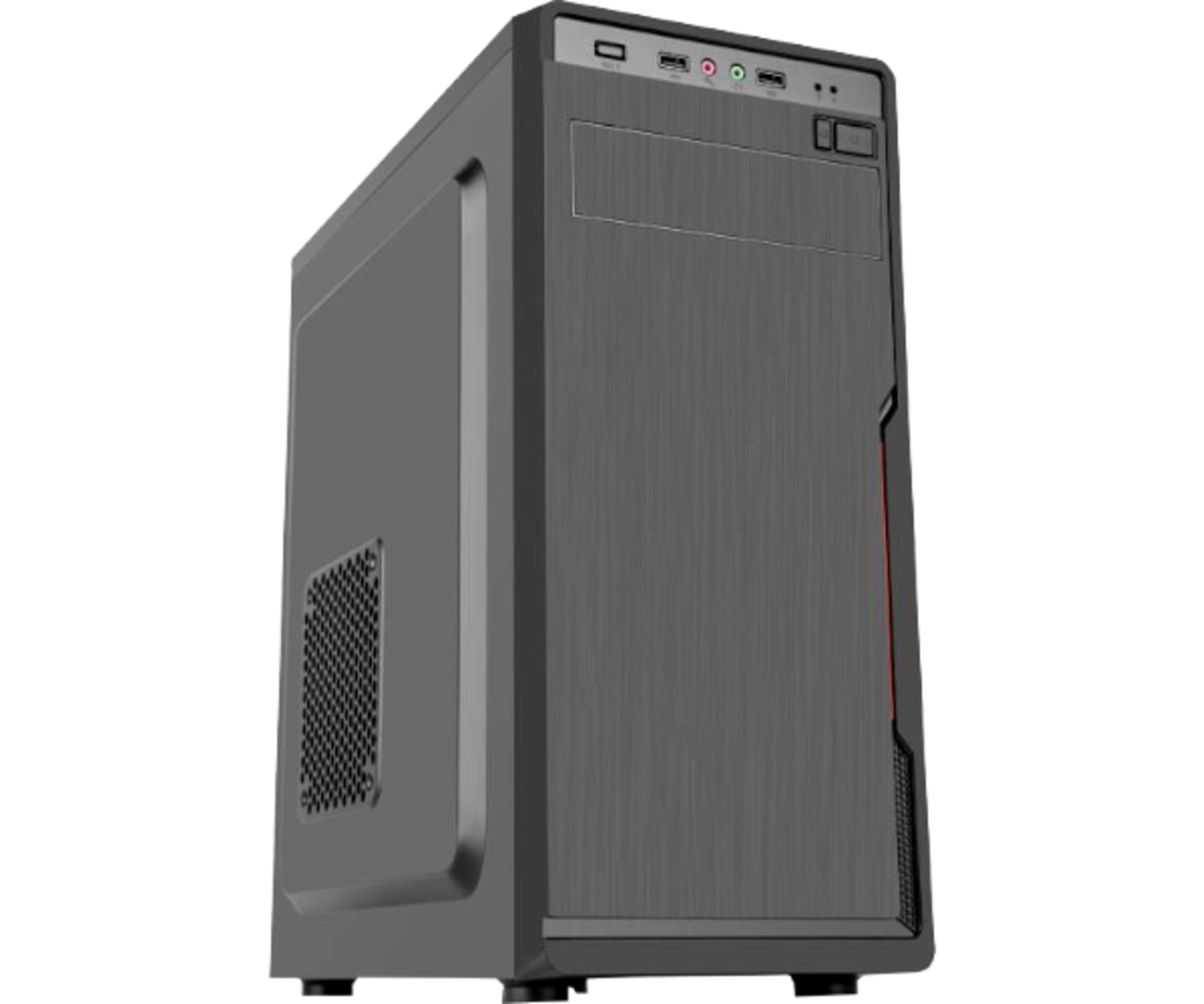 מחשב נייח  מורכב הכולל מעבד i3-12100 Intel, זכרון 8GB, כונן 1TB SSD, לוח Gigabyte H510M ומערכת הפעלה Windows 11